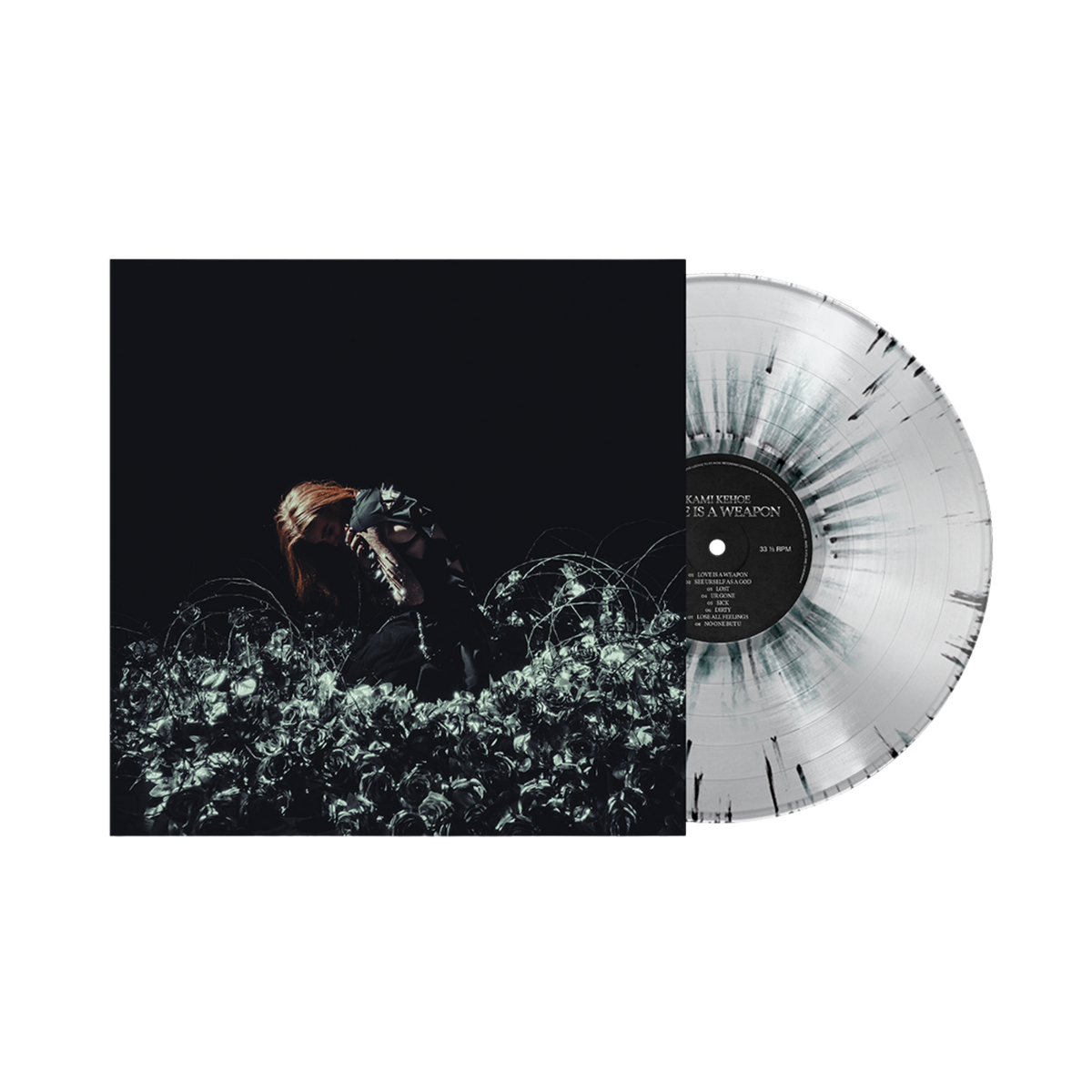 KAMI KEHOE 'LOVE IS A WEAPON' LP (Exclusive – Only 500 Made, Black, White, & Blue Splatter Vinyl)