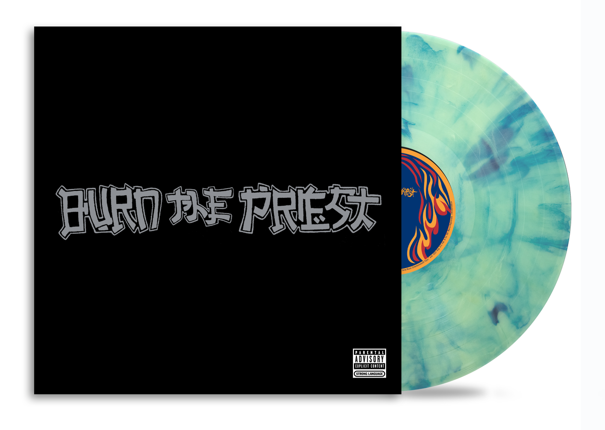 LAMB OF GOD ‘BURN THE PRIEST’ LP (Limited Edition – Only 500 Made, Turquoise with Dark Blue Smoke Vinyl)