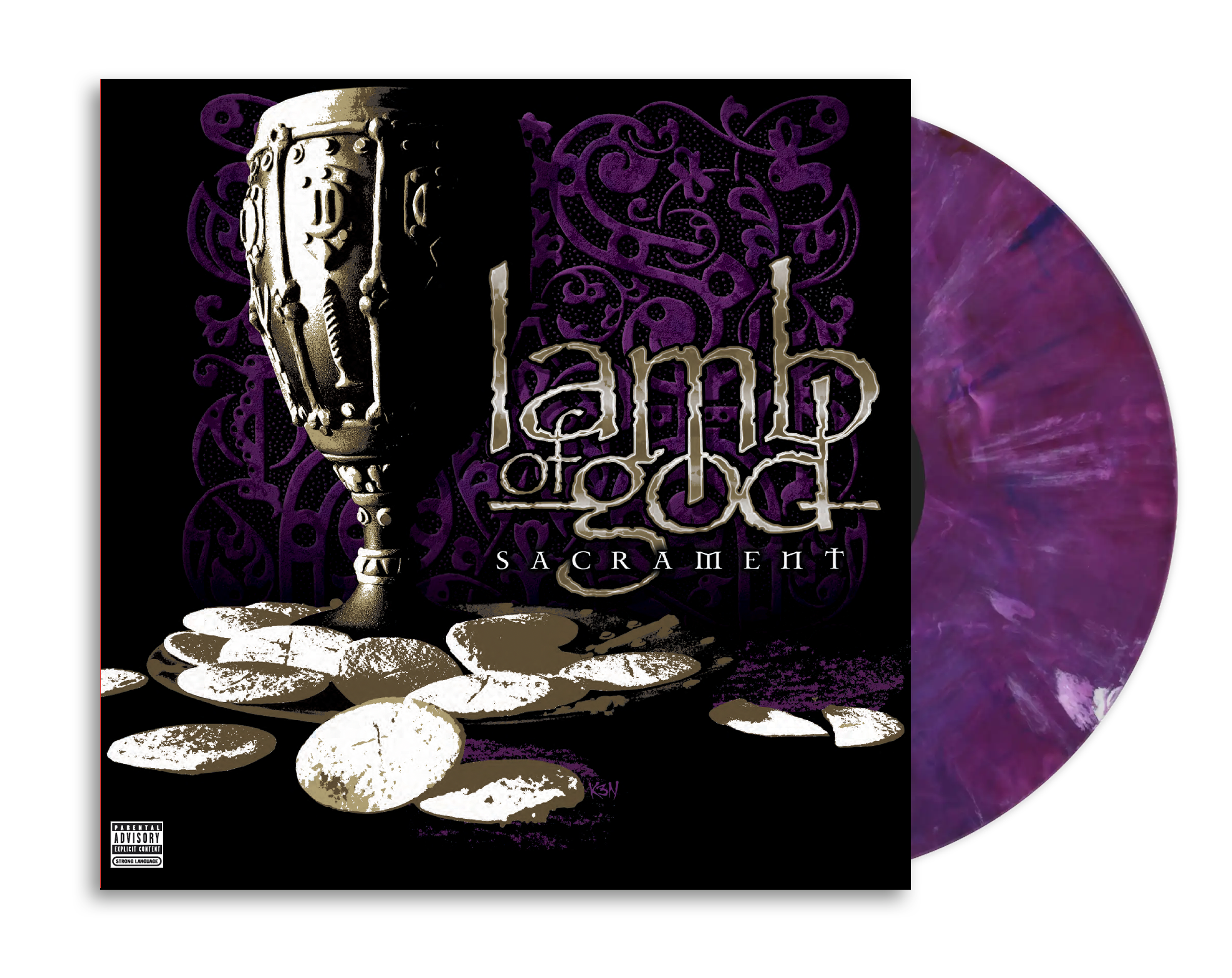 LAMB OF GOD ‘SACRAMENT’ 20TH ANNIVERSARY LP (Blackened Purple Vinyl)