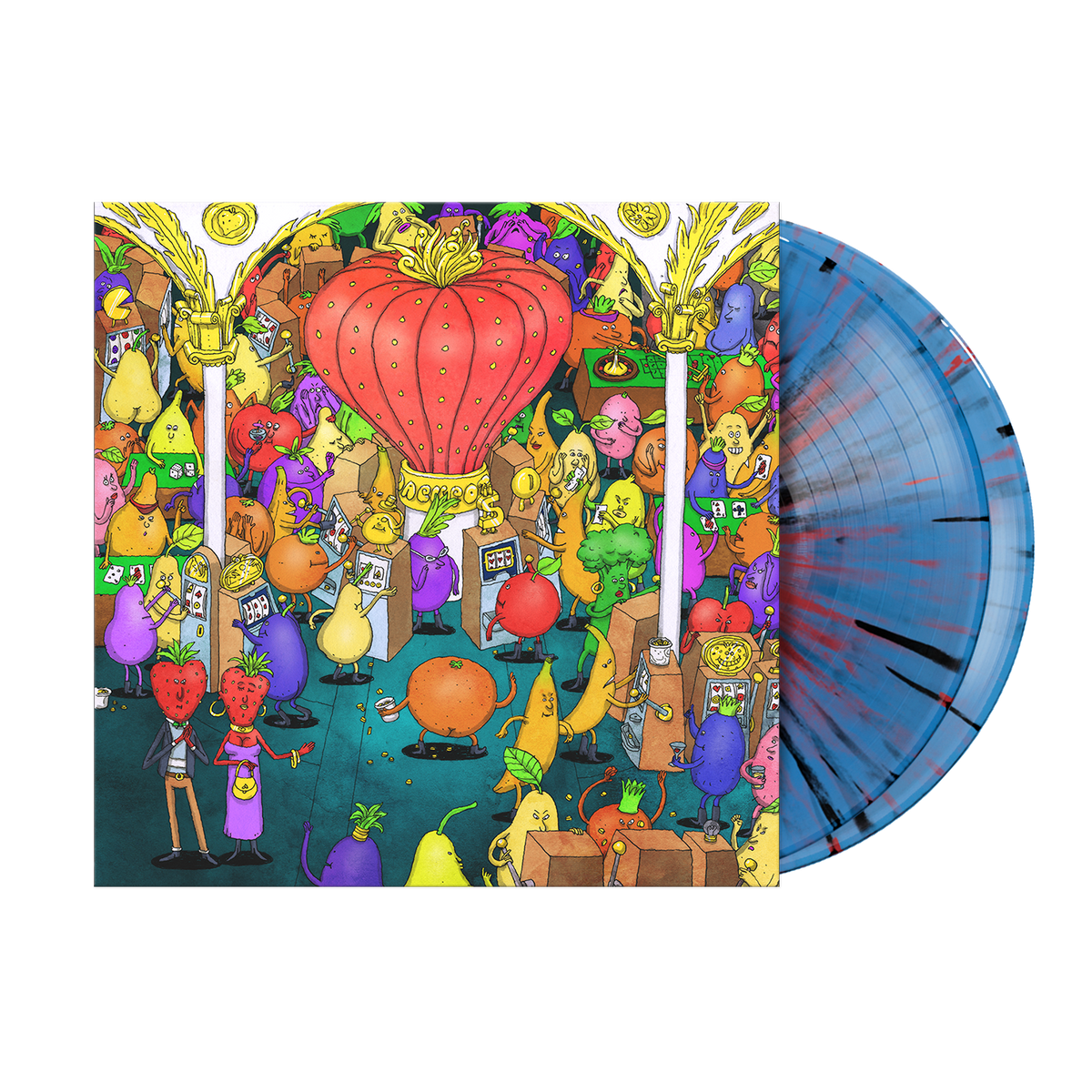 DANCE GAVIN DANCE 'JACKPOT JUICER' 2LP (Blue/Black/Red Splatter Vinyl)
