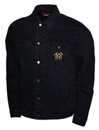 SLEEP TOKEN BLACK REAPER ANGEL DENIM JACKET