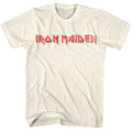 IRON MAIDEN - RED BLACK LOGO SHIRT
