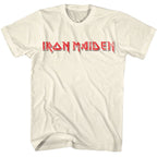 IRON MAIDEN - RED BLACK LOGO SHIRT