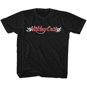 MOTLEY CRUE - RED AND WHITE LOGO TODDLER SHIRT