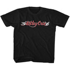 MOTLEY CRUE - RED AND WHITE LOGO YOUTH SHIRT