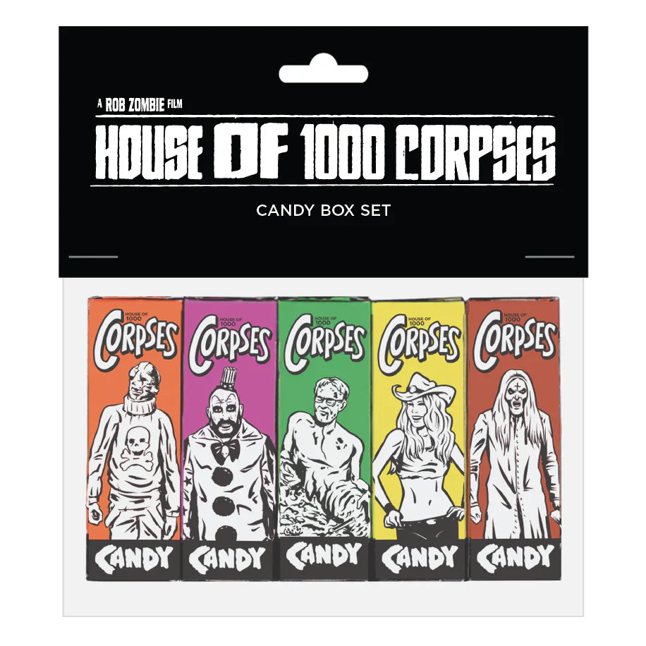 ROB ZOMBIE HOUSE OF 1000 CORPSES RETRO-STYLE CANDY BOX SET