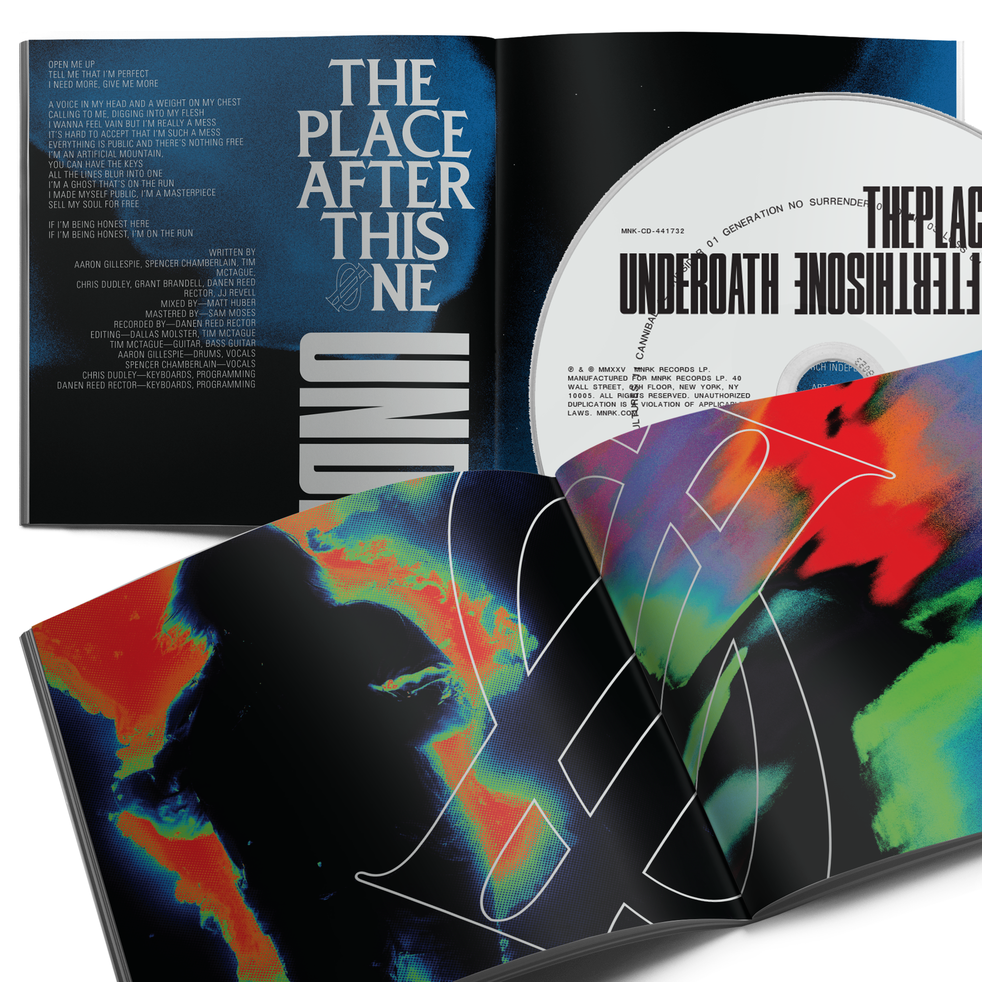 UNDEROATH 'THE PLACE AFTER THIS ONE' BOOKLET CD