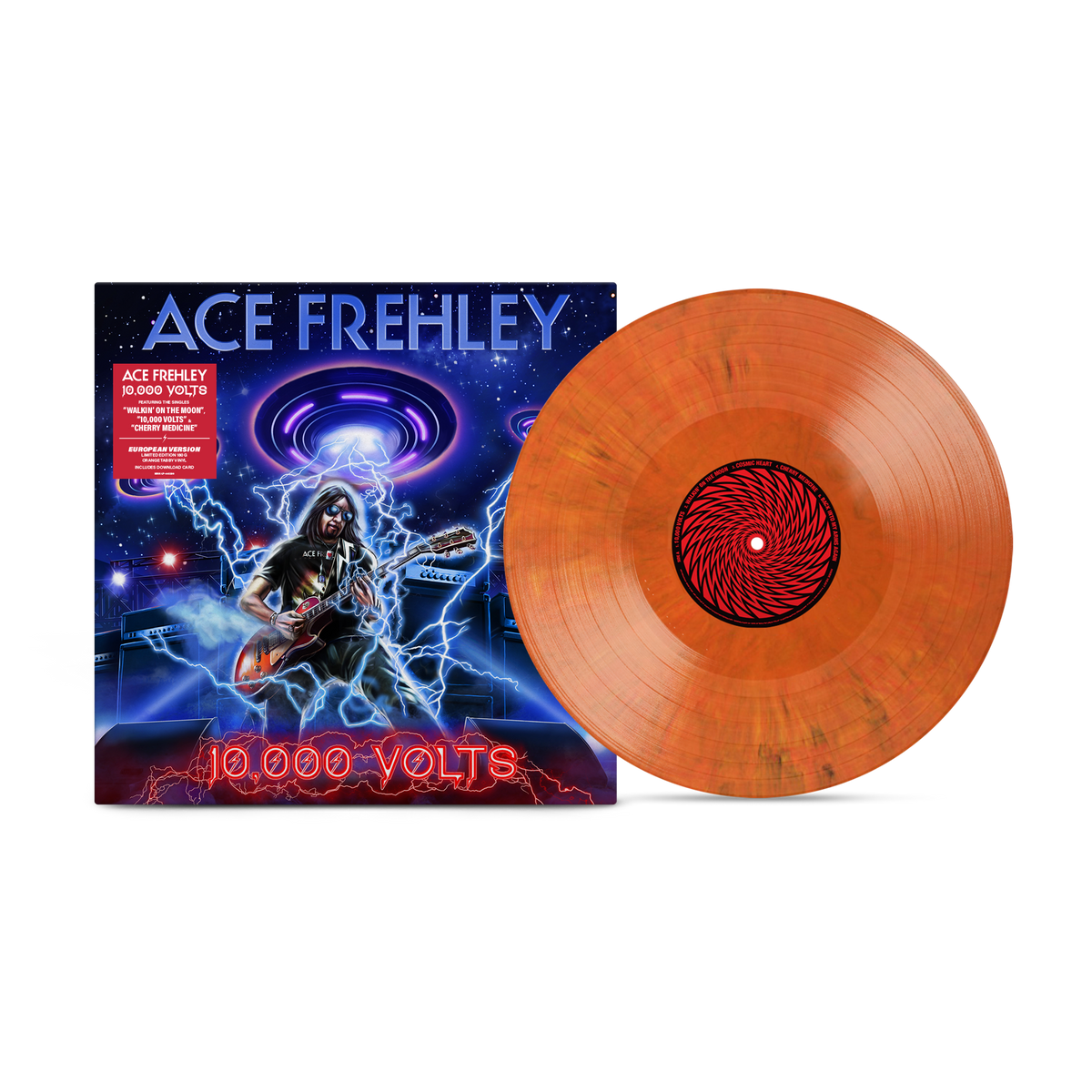 ACE FREHLEY '10,000 VOLTS' LP (Orange Tabby Vinyl)