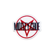 MOTLEY CRUE PENTAGRAM EMBROIDERED PATCH