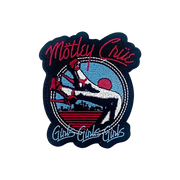 MOTLEY CRUE GIRLS GIRLS GIRLS EMBROIDERED PATCH