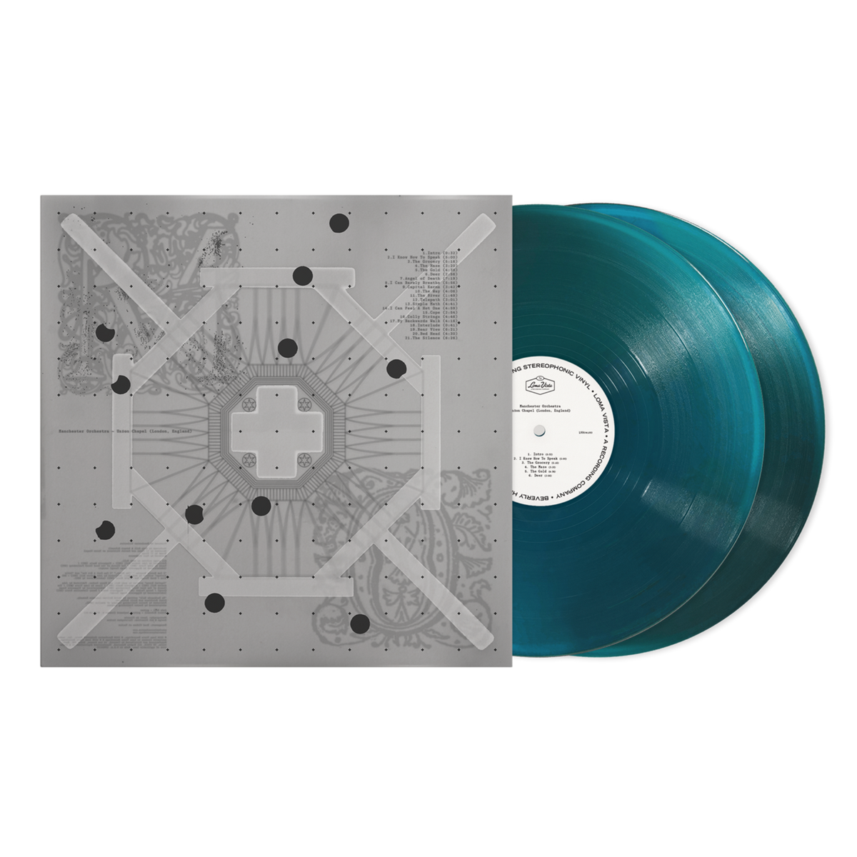 MANCHESTER ORCHESTRA 'UNION CHAPEL (London, England)' 2LP (Translucent Sea Blue Vinyl)
