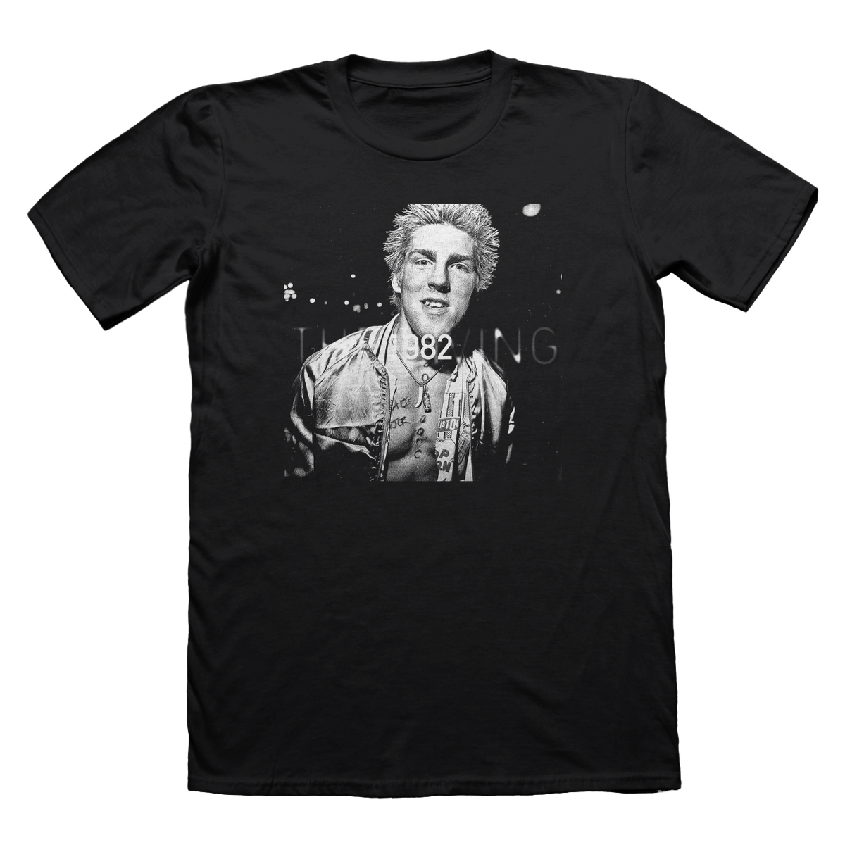 THE LIVING '1982' WHITE LP & EXCLUSIVE T-SHIRT BUNDLE