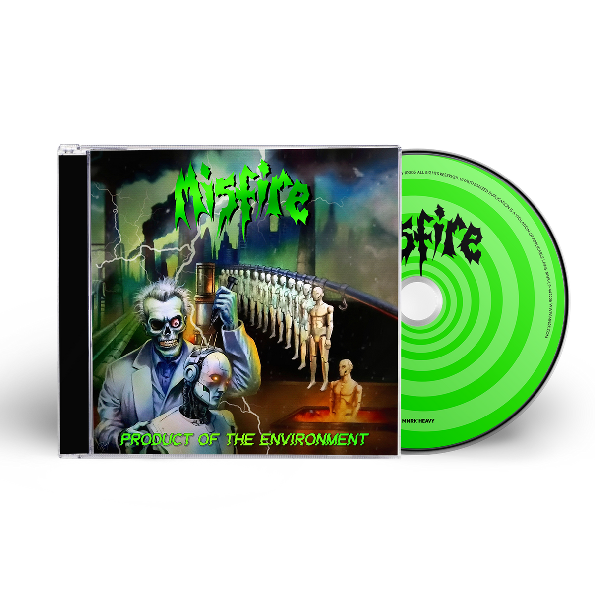 MISFIRE 'PRODUCT OF THE ENVIRONMENT' CD
