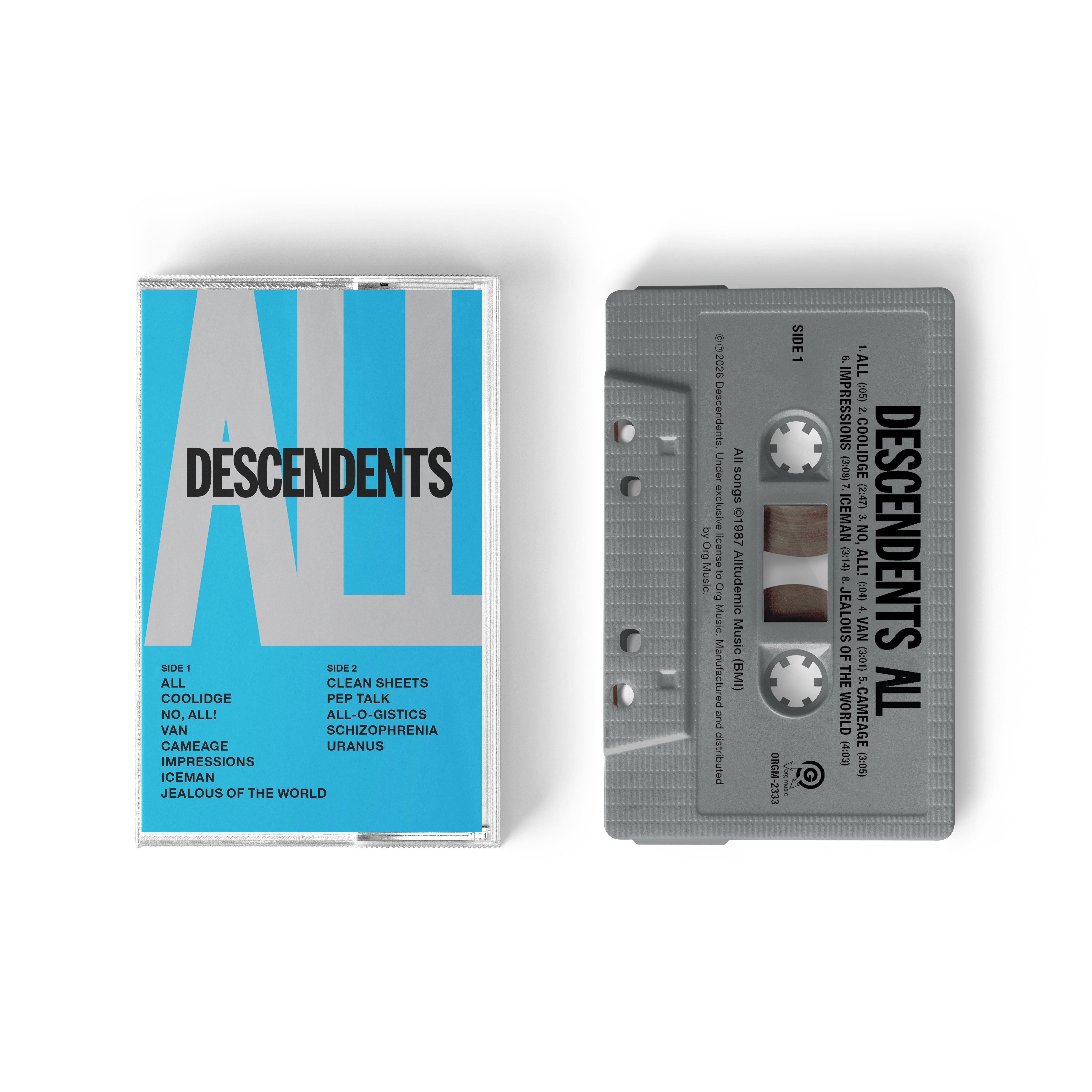 DESCENDENTS ‘ALL’ CASSETTE (Sky Blue)