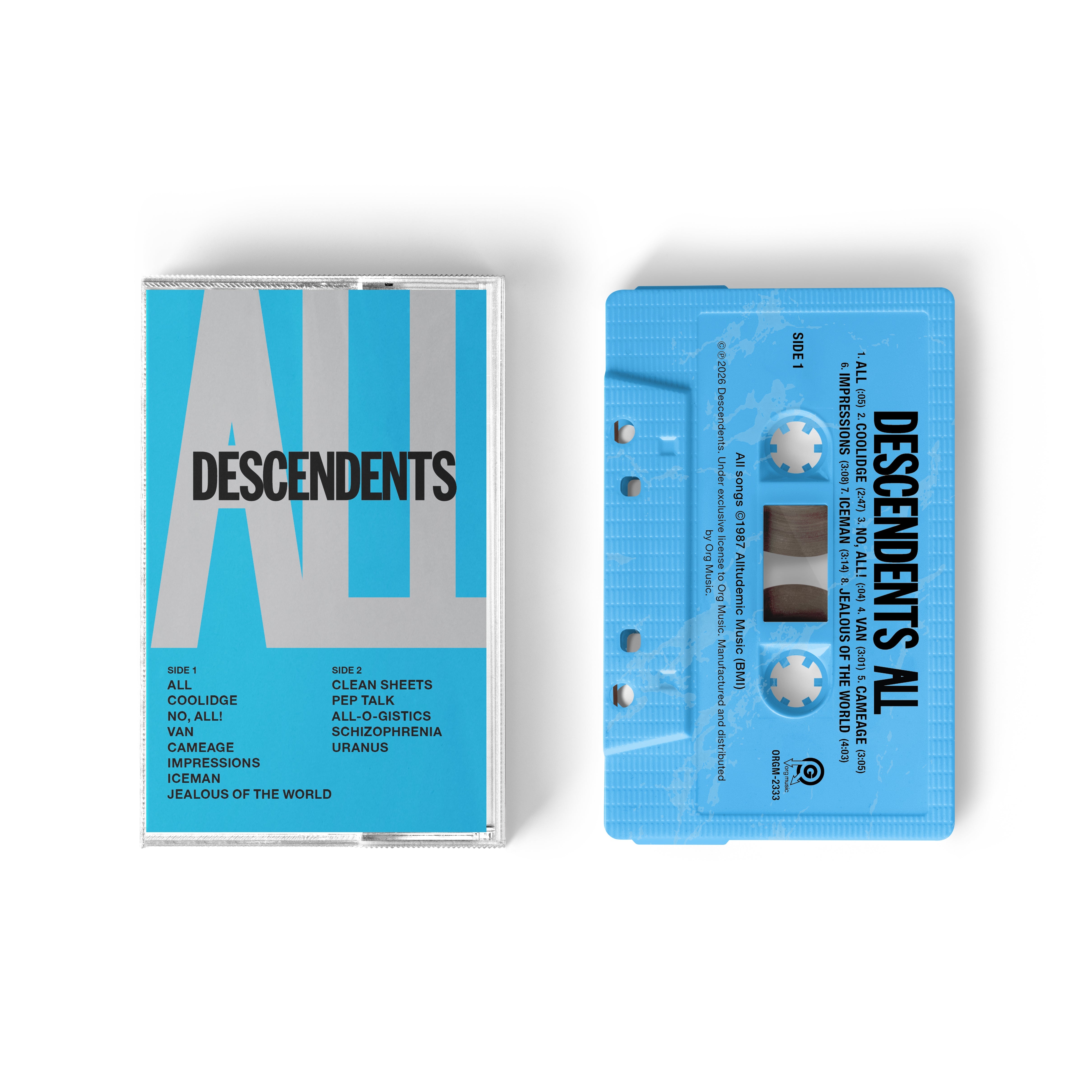 DESCENDENTS ‘ALL’ CASSETTE (Sky Blue)