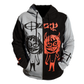 OZZY "90'S DEVIL DOODLE" LIMITED EDITION EXCLUSIVE CUT & SEW HOODIE