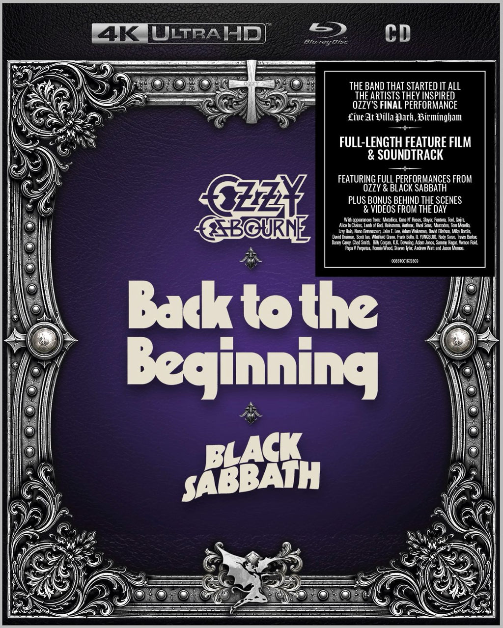 OZZY OSBOURNE & BLACK SABBATH 'BACK TO THE BEGINNING' CD + BLU-RAY
