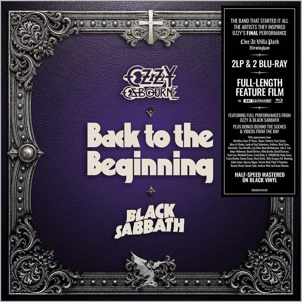 OZZY OSBOURNE & BLACK SABBATH 'BACK TO THE BEGINNING' HALF-SPEED LP + BLU-RAY
