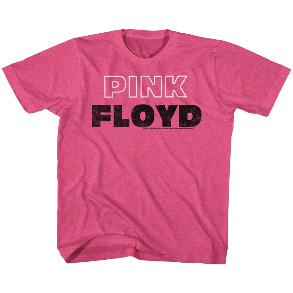 PINK FLOYD - PINK WHITE OUTLINE TODDLER SHIRT