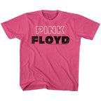 PINK FLOYD - PINK WHITE OUTLINE YOUTH SHIRT