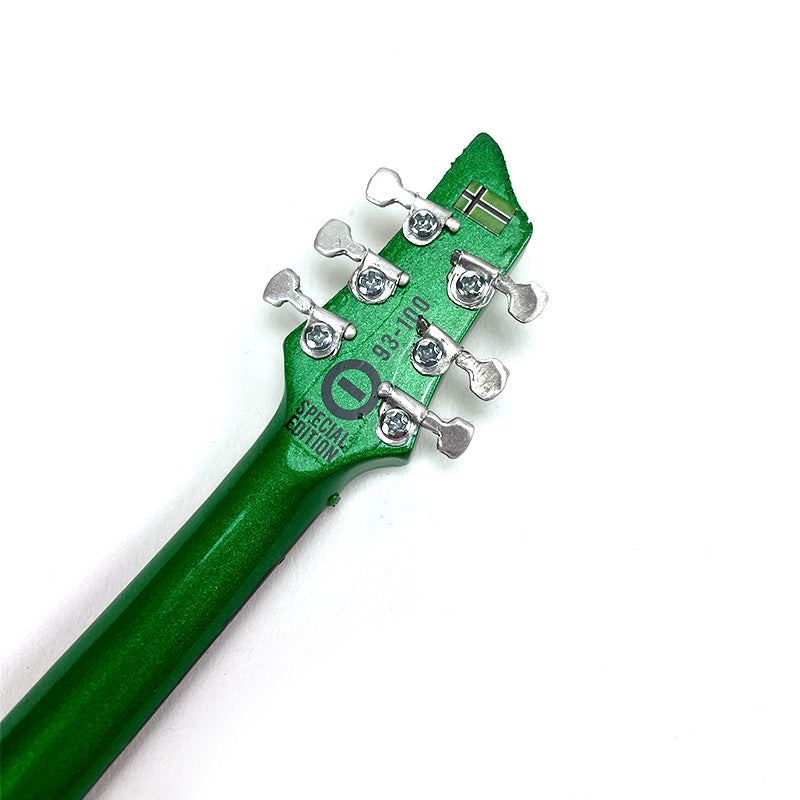 TYPE O NEGATIVE - KENNY HICKEY- MINI GUITAR (Green) ' SPECIAL EDITION (Only 100 Made)