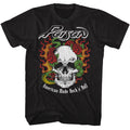 POISON - FLAME SKULL WITH SNAKE SHIRT