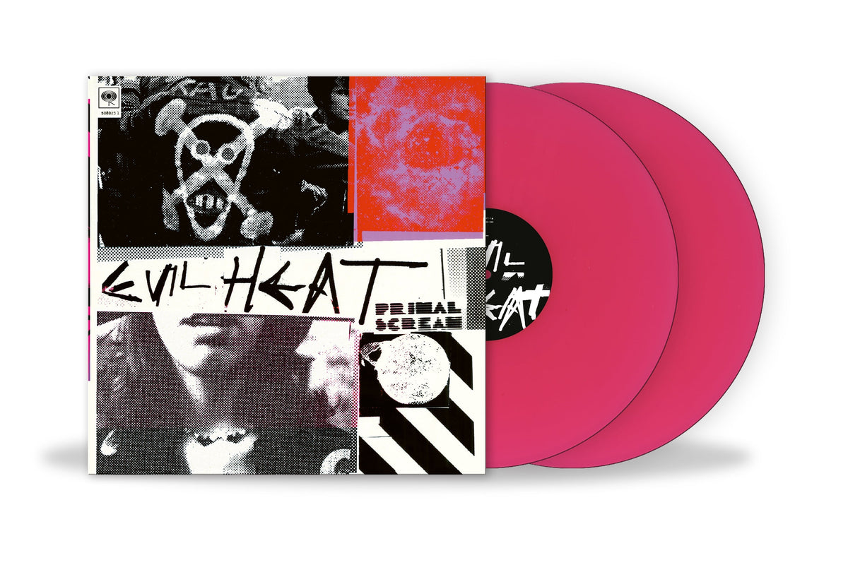 PRIMAL SCREAM 'EVIL HEAT' 2LP (Magenta Vinyl)