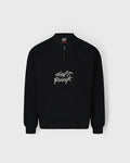 DAFT PUNK x PLEASURES PRIMETIME QUARTER ZIP (Black)