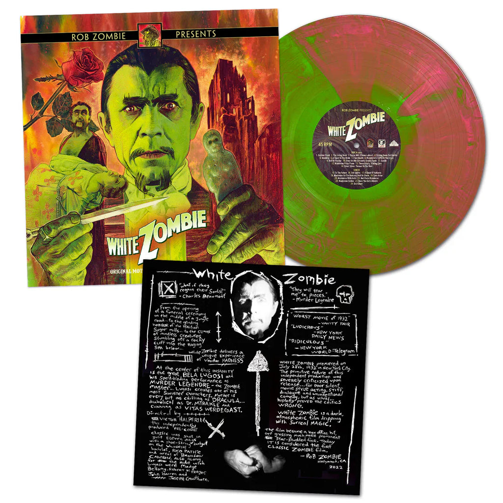 ROB ZOMBIE PRESENTS 'WHITE ZOMBIE' ORIGINAL SOUNDTRACK LP (Jungle Colored Vinyl)