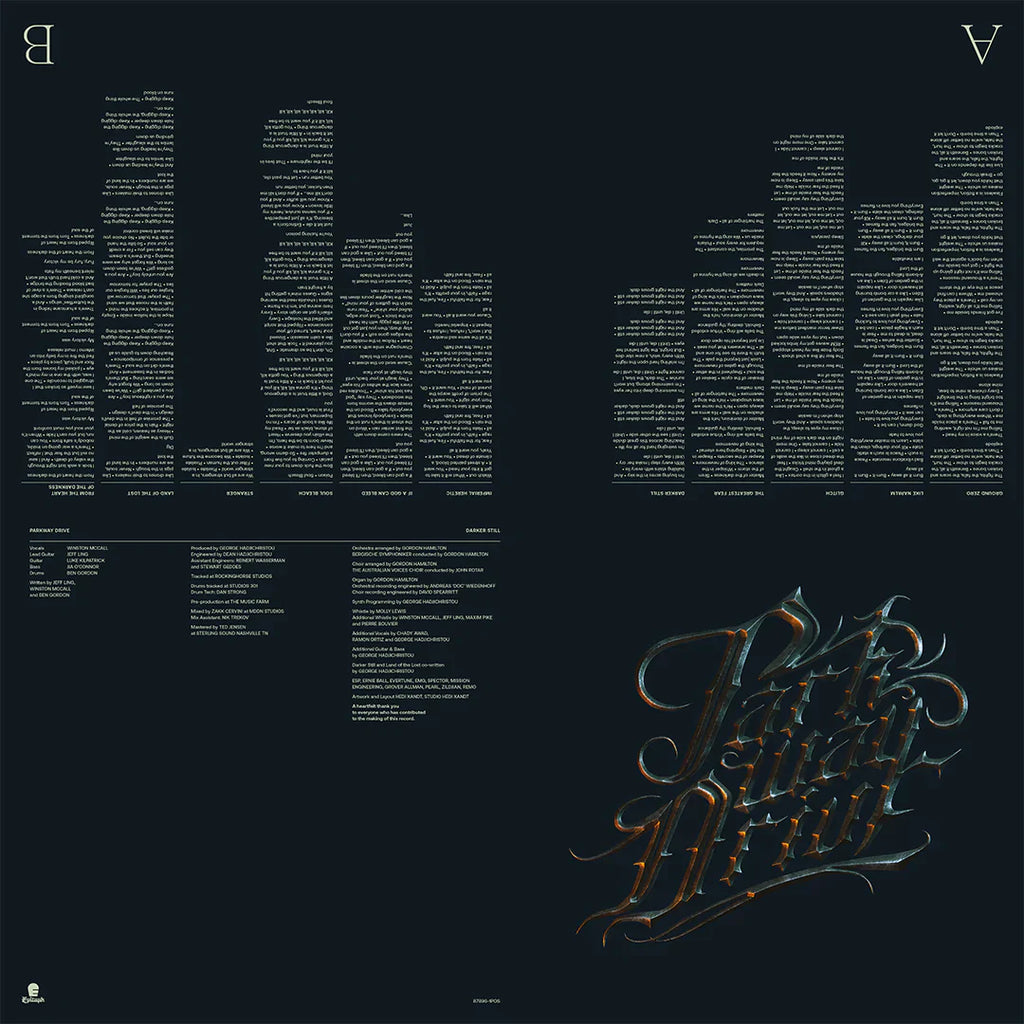 PARKWAY DRIVE ‘DARKER STILL’ LP (Limited Edition — Only 500 Made, Yellow & Black Vinyl)