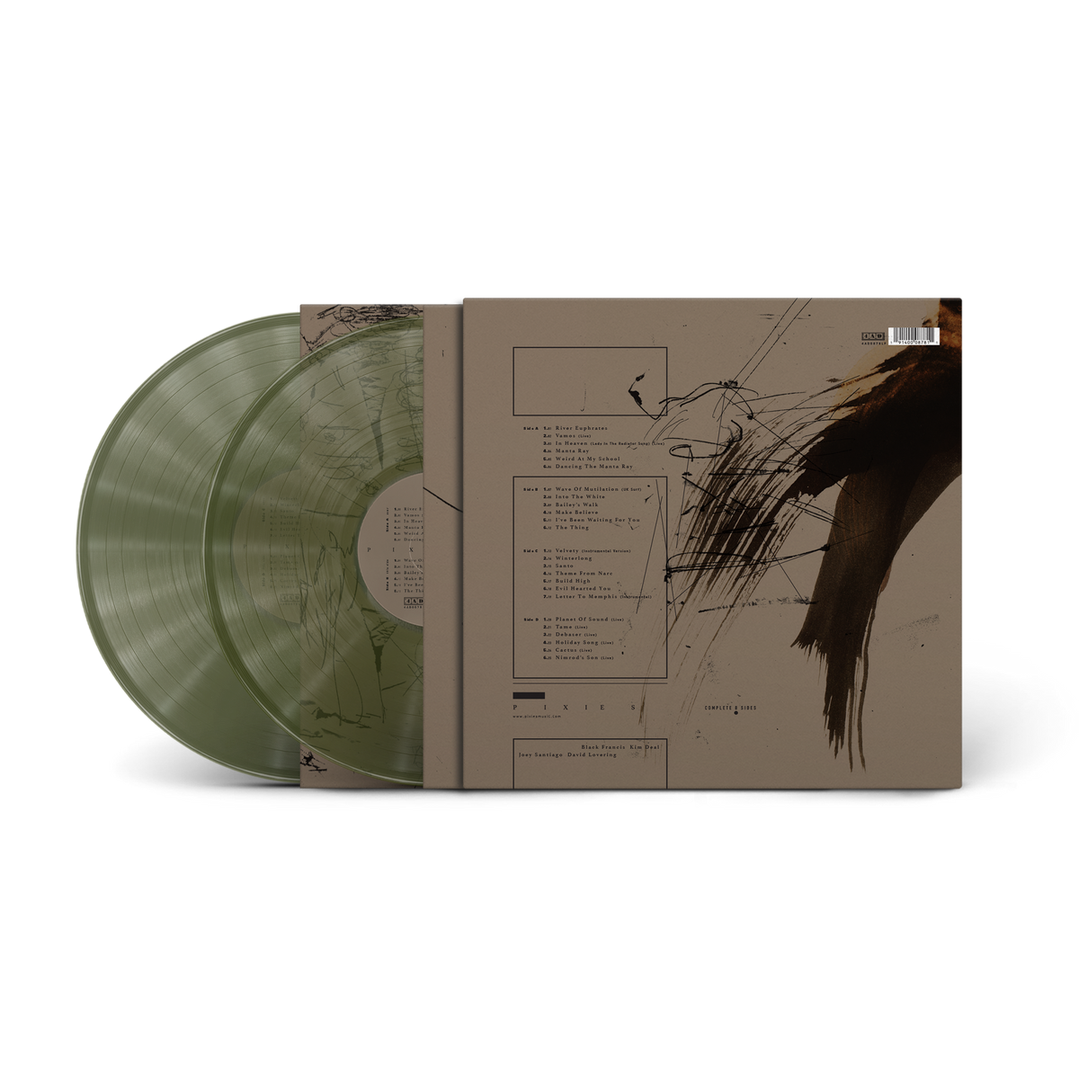 PIXIES ‘COMPLETE B SIDES: 1988-97’ 2LP (Exclusive – Limited to 1000, Seaweed Green Vinyl)