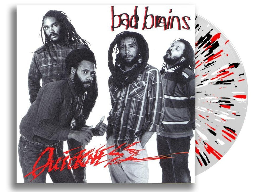 BAD BRAINS 'QUICKNESS' LP (Limited Edition' Only 500 Made, Clear, Red, & Black Splatter Vinyl)
