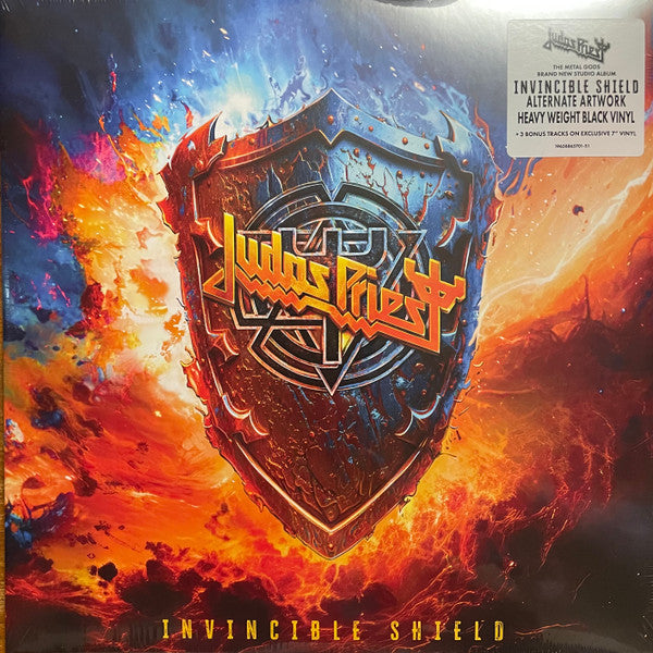 JUDAS PRIEST ‘INVINCIBLE SHIELD’ 2LP (w/Bonus 7")