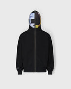 DAFT PUNK x PLEASURES RAM ZIP HOODIE (Black)
