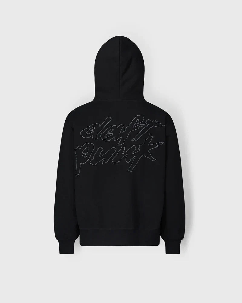 DAFT PUNK x PLEASURES RAM ZIP HOODIE (Black)