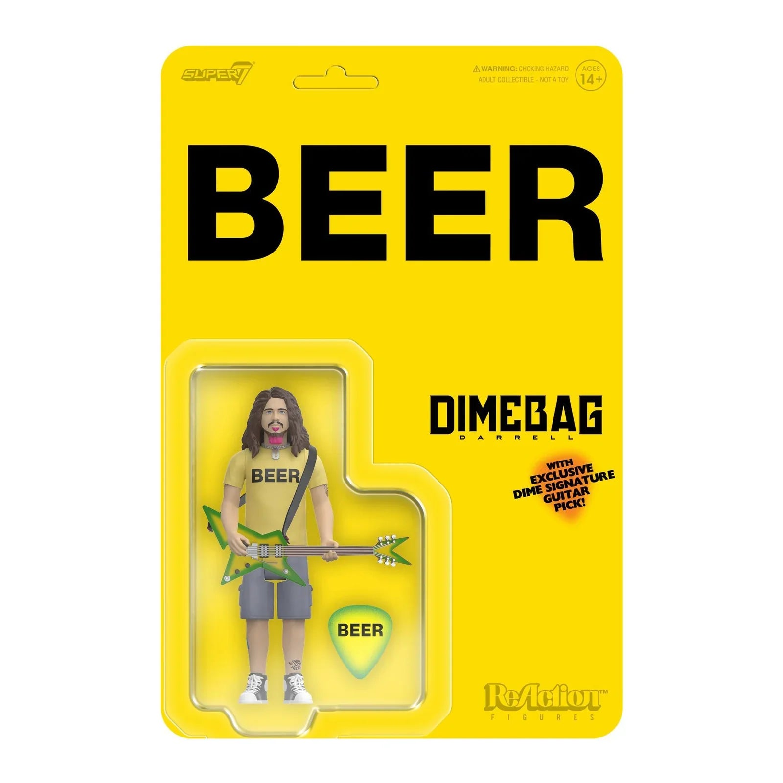 PANTERA DIMEBAG DARRELL (Beer Shirt) REACTION FIGURE WAVE 2