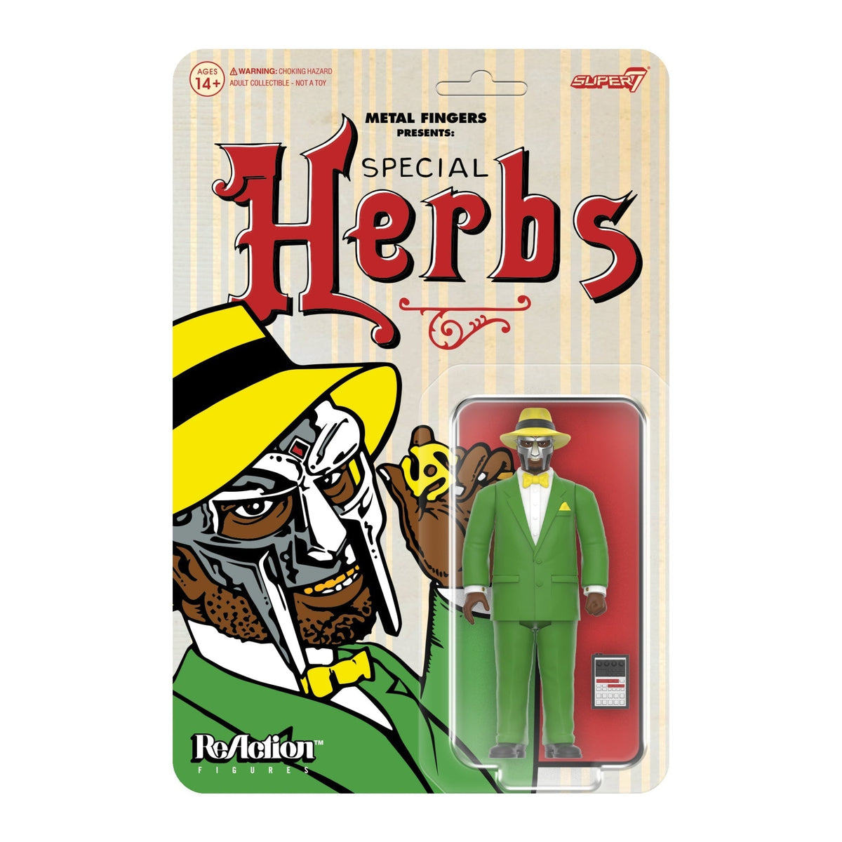 MF DOOM - SPECIAL HERBS - REACTION FIGURE - WAVE 4