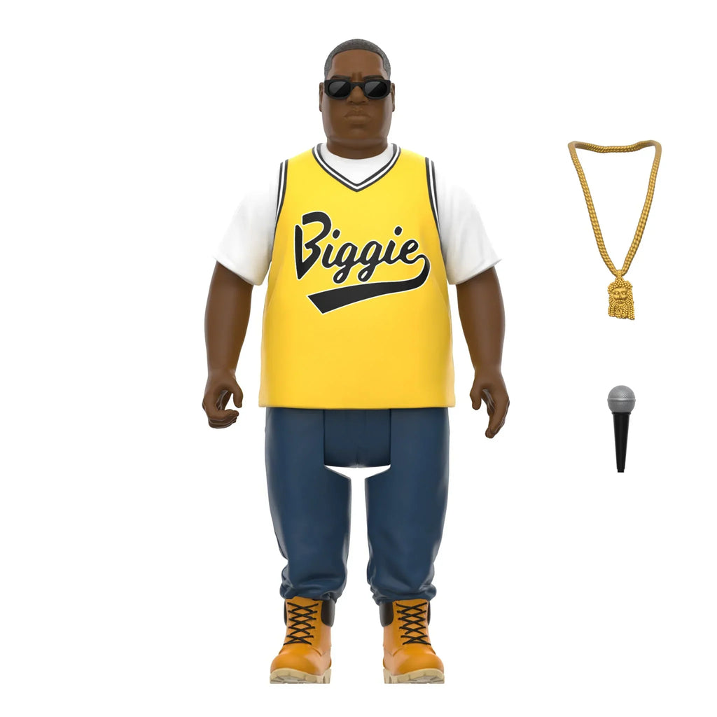 NOTORIOUS B.I.G. REACTION FIGURE WAVE 4 (Yellow Jersey)