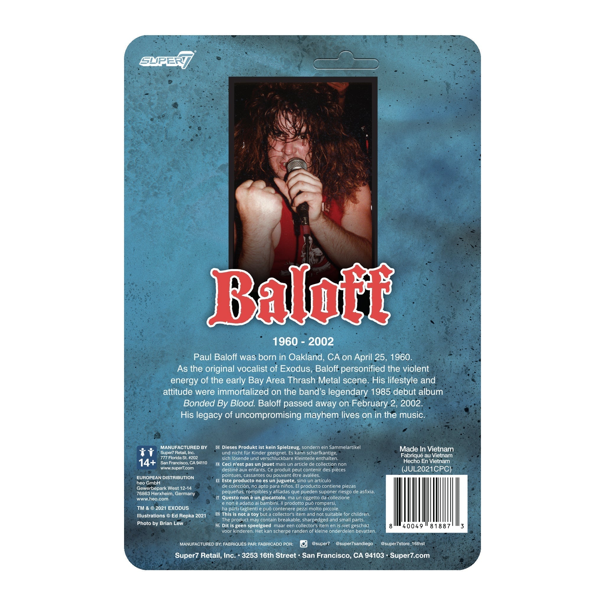 EXODUS PAUL BALOFF REACTION FIGURE