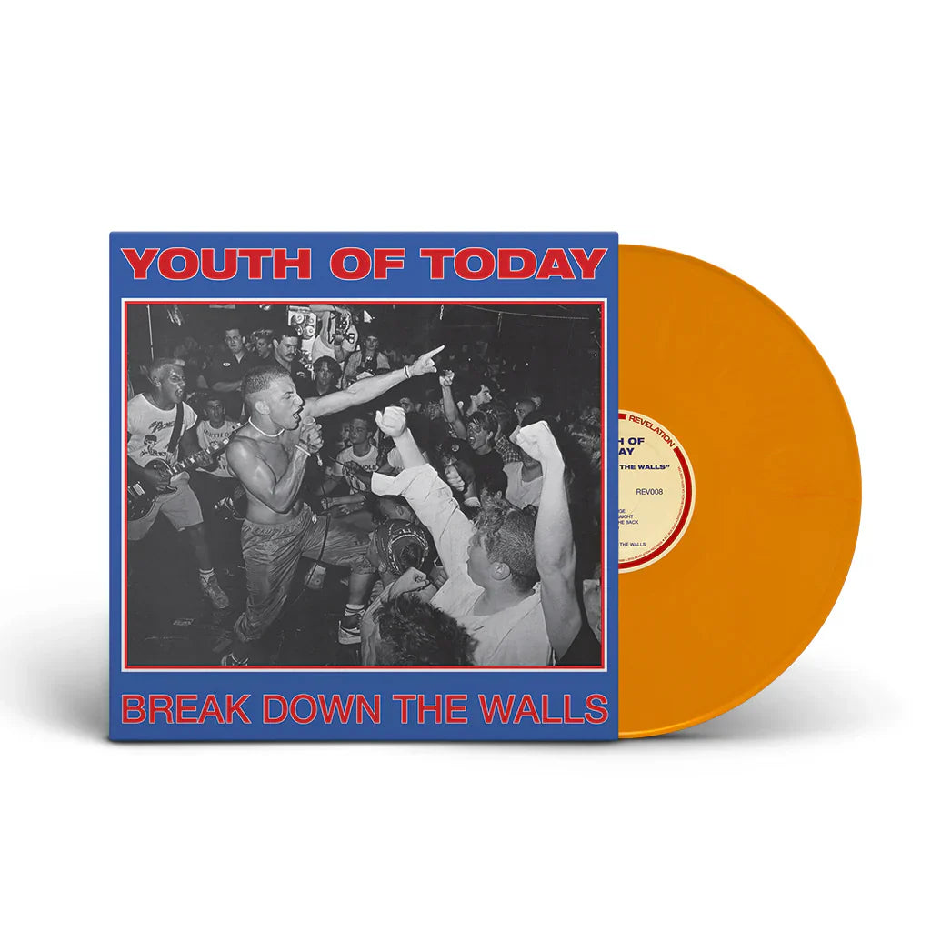 YOUTH OF TODAY 'BREAK DOWN THE WALLS' LP Vinyl (Colored Vinyl)