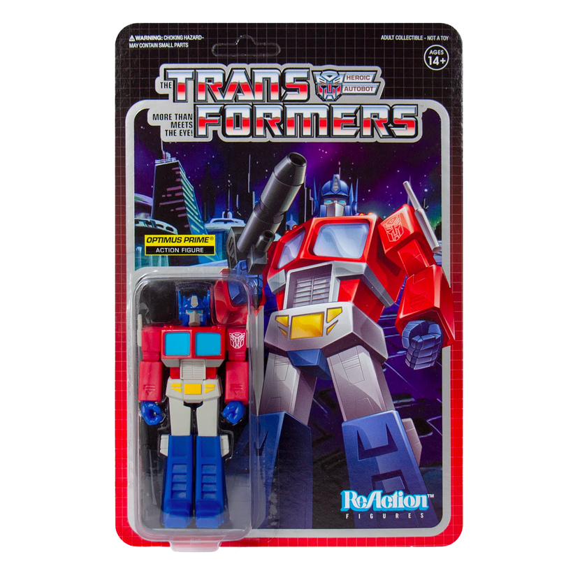TRANSFORMERS REACTION FIGURE - OPTIMUS PRIME