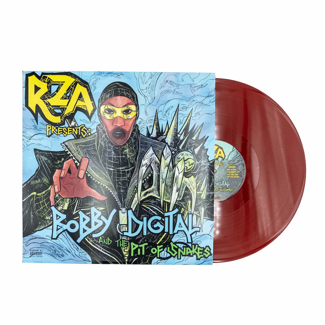 RZA PRESENTS 'BOBBY DIGITAL AND THE PIT OF SNAKES' LP (Maroon Vinyl) + GRAPHIC NOVEL