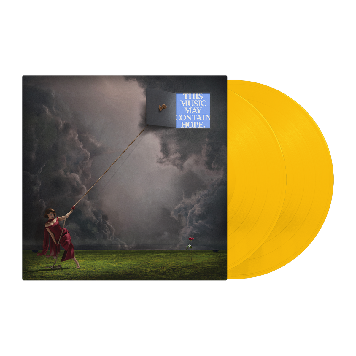 RAYE'THIS MUSIC MAY CONTAIN HOPE' LP (Yellow Vinyl)