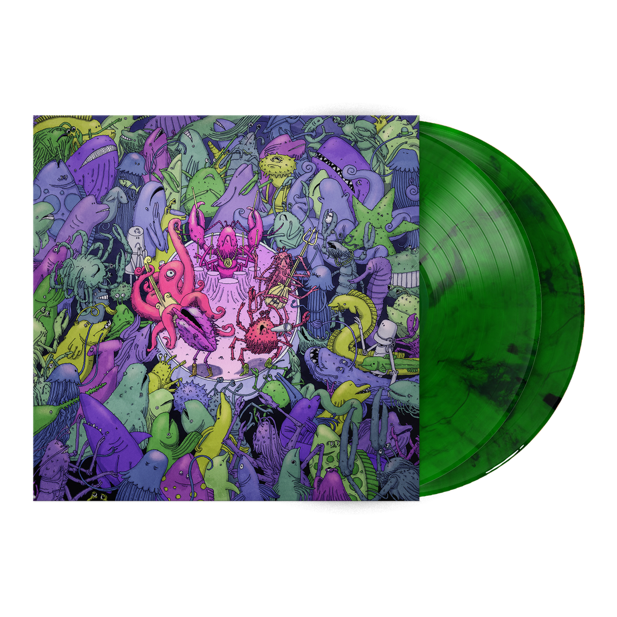 DANCE GAVIN DANCE ‘TREE CITY SESSIONS 3’ 2LP (Exclusive – Limited to 300, Neon Green Black Wave Vinyl)