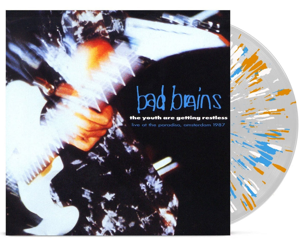 BAD BRAINS 'THE YOUTH ARE GETTING RESTLESS' LP (Limited Edition ' Only 300 Made, Clear Orange, Blue, & White Splatter Vinyl)