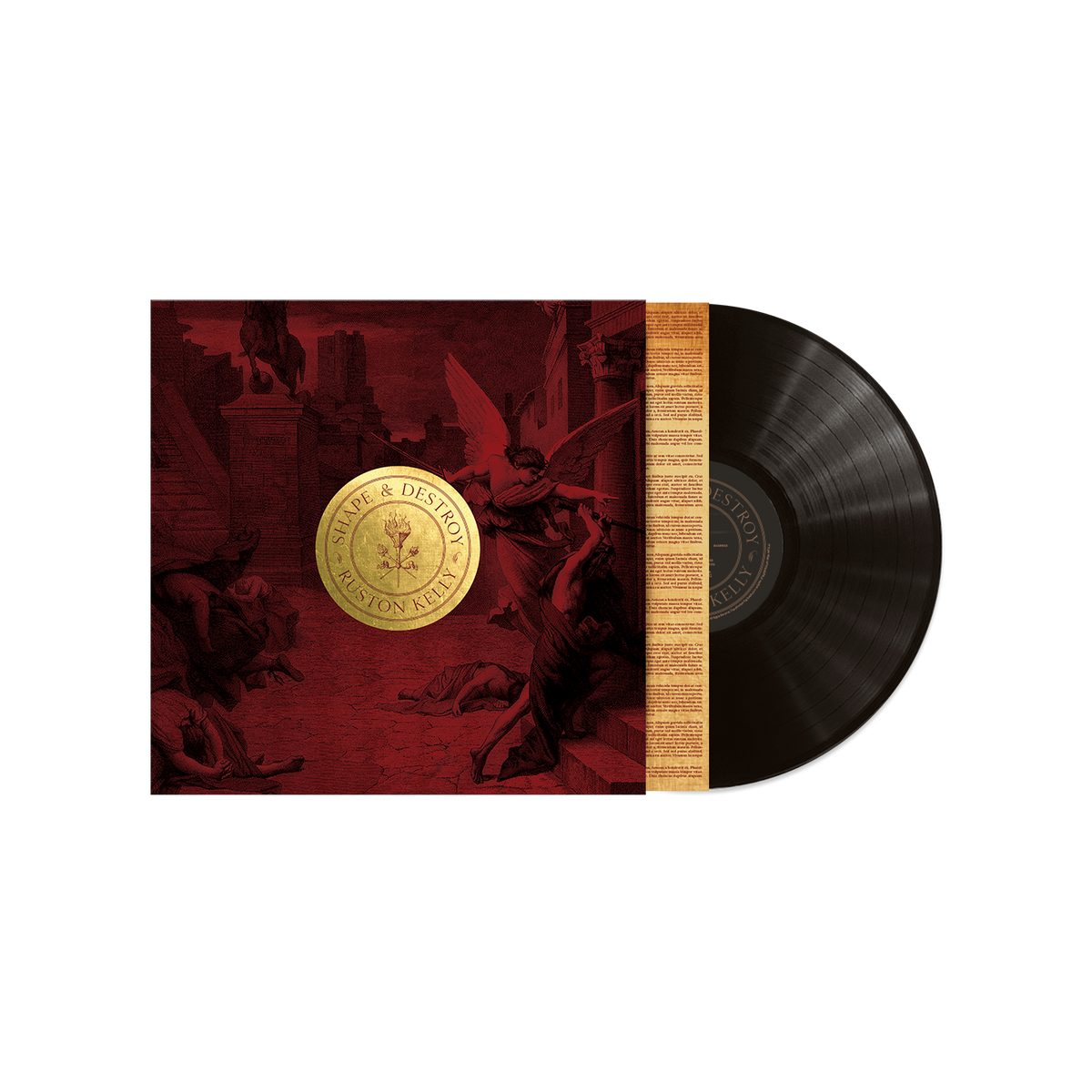 RUSTON KELLY 'SHAPE & DESTROY' LP (Black Vinyl)