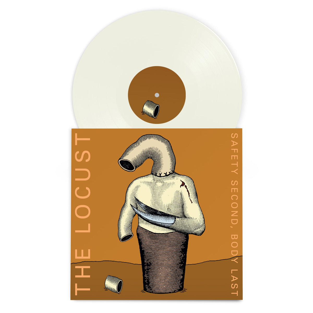 THE LOCUST ‘SAFETY SECOND, BODY LAST' EP (Limited Edition — Only 200 Made, White Vinyl)