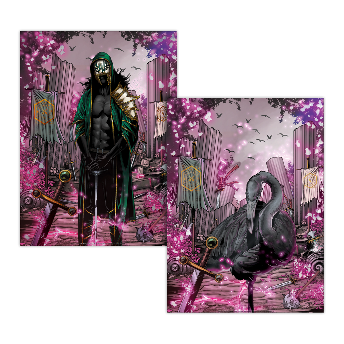 SLEEP TOKEN 'EVEN IN ARCADIA' FOIL POSTERS