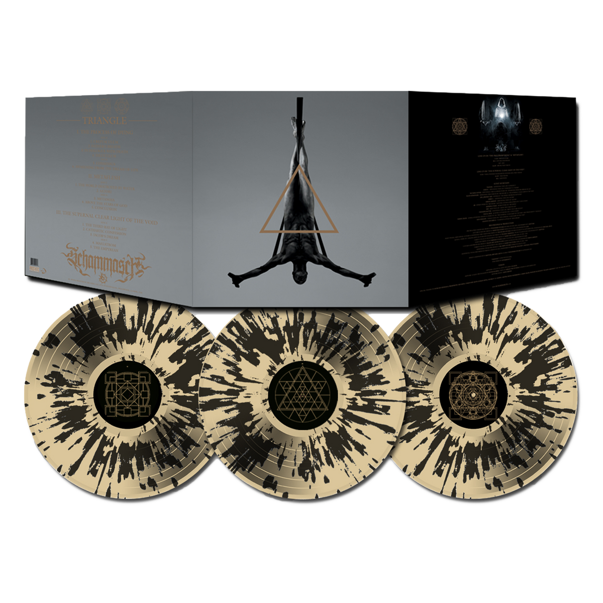 SCHAMMASCH 'TRIANGLE' 3LP (Gold w/ Black Splatter Vinyl)