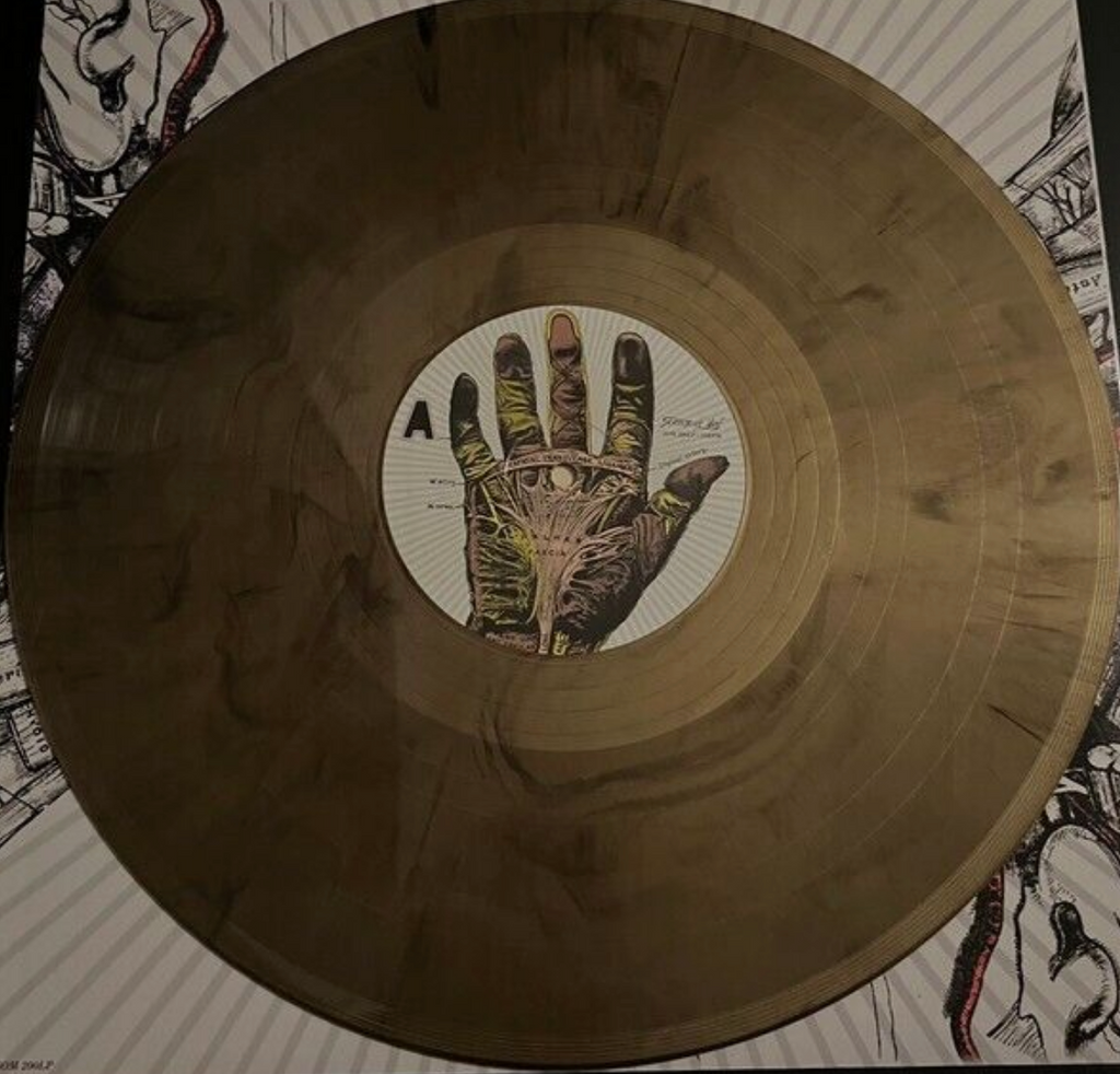 THE DILLINGER ESCAPE PLAN 'OPTION PARALYSIS' LP (Gold & Black Marble Vinyl)
